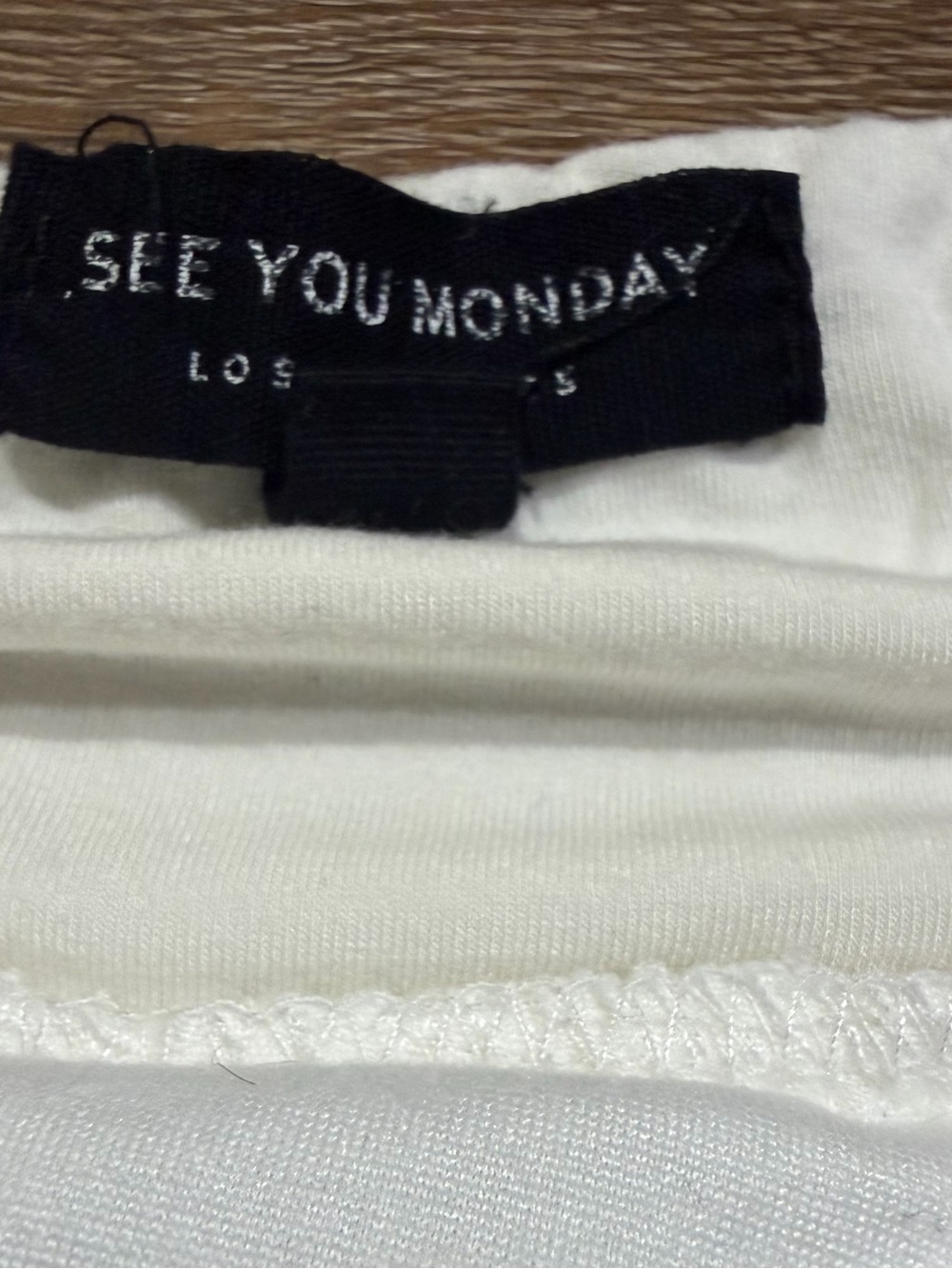 See You Monday Ivory Bubble Hem Mini Skirt Women’s Size Small Balletcore - Picture 3 of 4